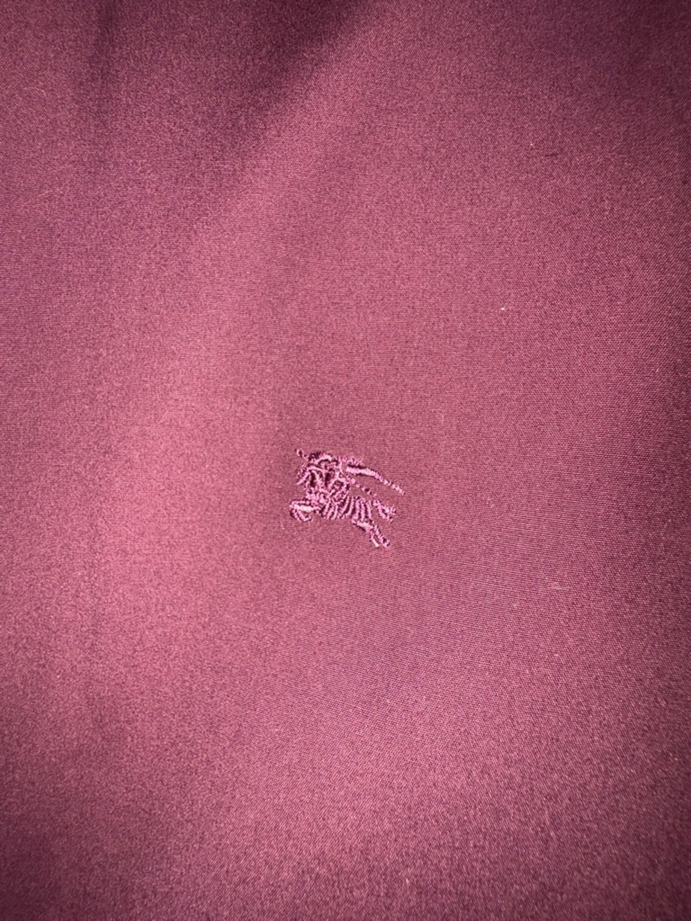 Burberry Brit Men's Button-Down Dress Shirt in Plum - Picture 3 of 7